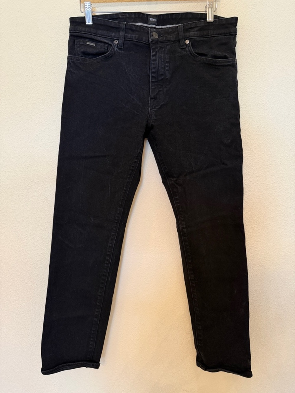 Boss Men's Black Slim Fit Jeans Size 33/30